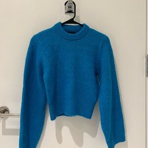 Brand new very soft cerulean blue sweater